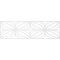 Ekena Millwork Set of Four Panels for 94 1/2"W x 28 1/4"H Otis Fretwork Wainscot Wall Paneling WPKP14X01X47OTS - alternate 2